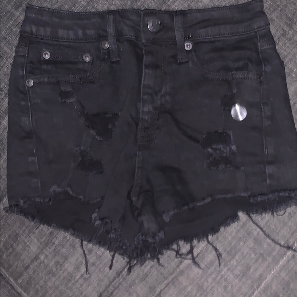 Aero black shorts